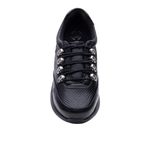 Tenis-Doctor-Shoes-Couro-1401-Preto-Serpente