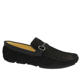 Driver-Masculino-em-Couro-Nobuck-Preto-Floater-Preto-805-Doctor-Shoes-Preto-37