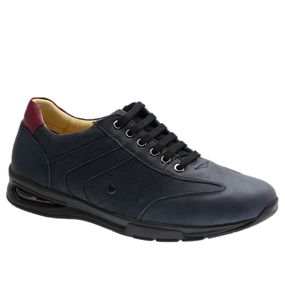 Sapato-Masculino-com-Bolha-de-Ar-System-Anti-Impacto--em-Couro-Graxo-Marinho-Roma-Tinto-2137-Doctor-Shoes-Marinho-37
