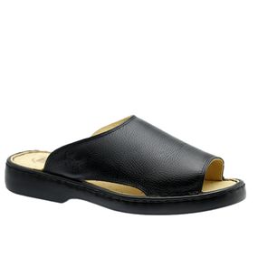 Chinelo-Masculino-em-Couro-Floater-Preto-305-Doctor-Shoes-Preto-39