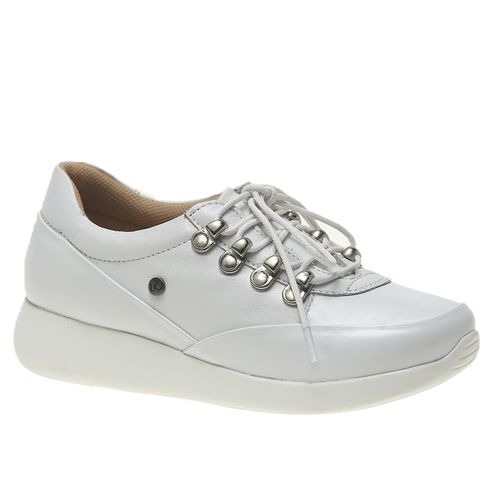 tenis branco couro feminino