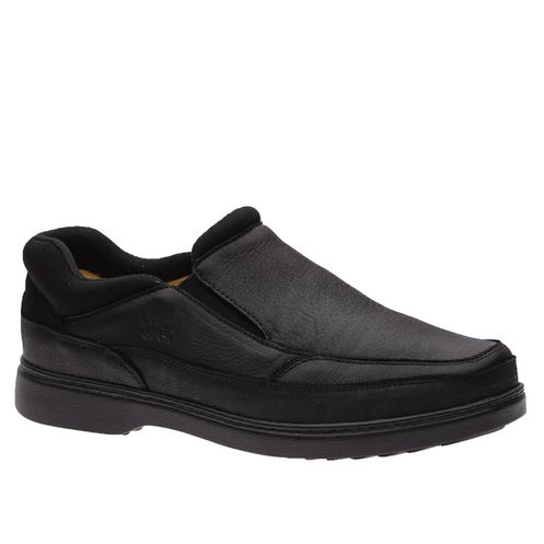 sapato casual em couro dr shoes preto